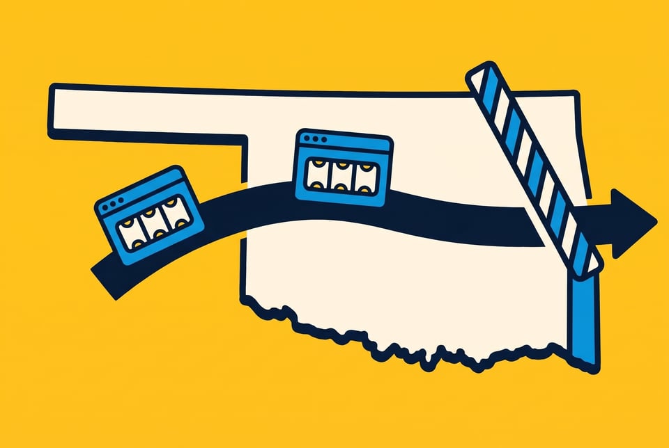 Illustration for "Baba Casino, ACE Casino Exit Oklahoma As Nov. 1 Sweeps Ban Nears"