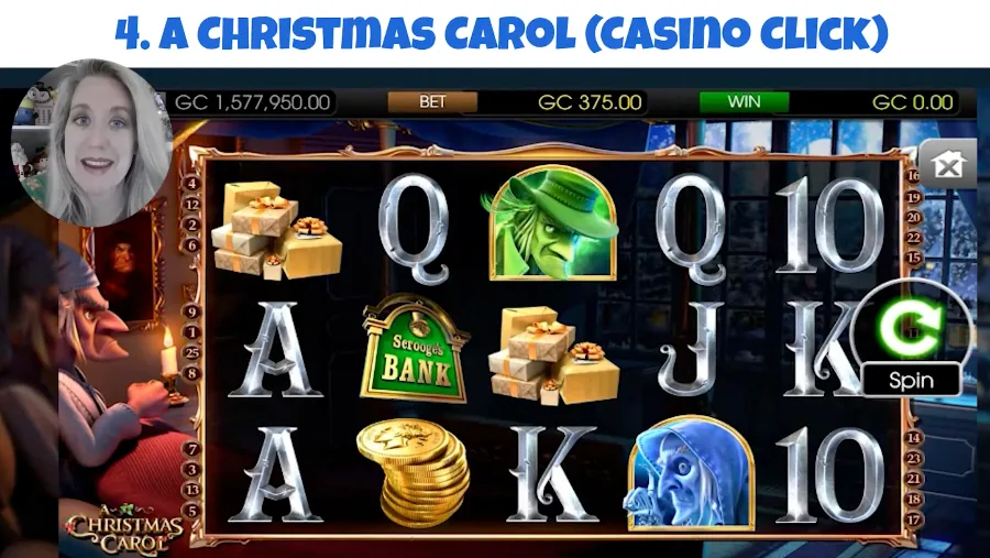 A Christmas Carol slot at Casino Click