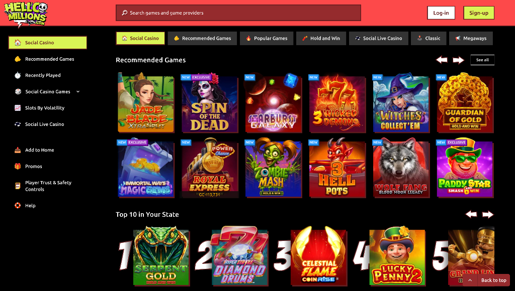 Hello Millions games Oct