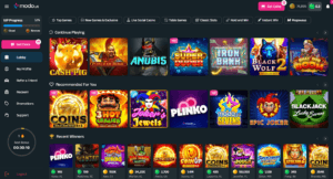 Modo Casino games