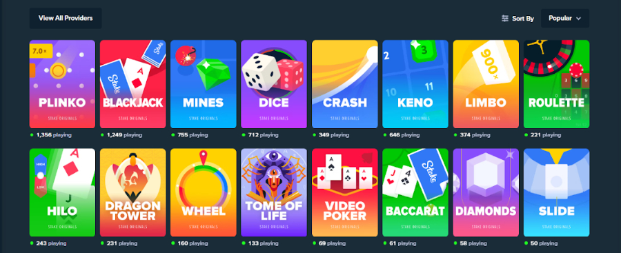 Stake Casino original games