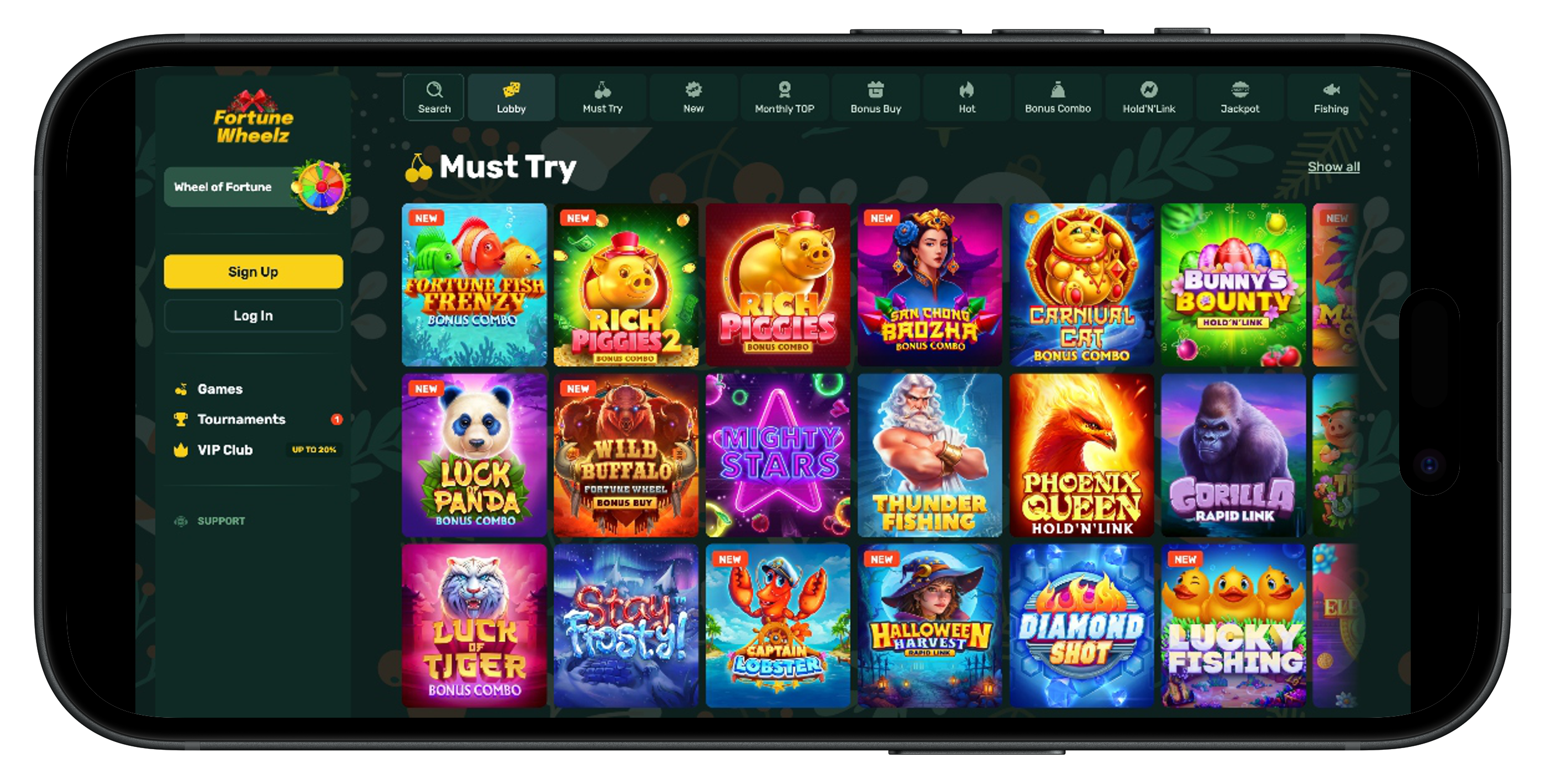 Fortune Wheelz Casino games-landscape