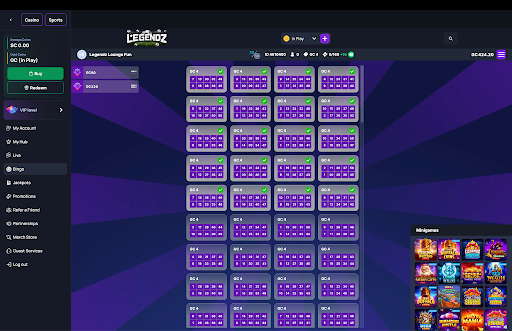 Legendz Bingo Lounge