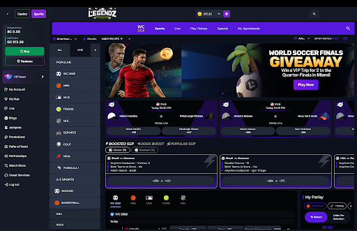 Legendz sports betting