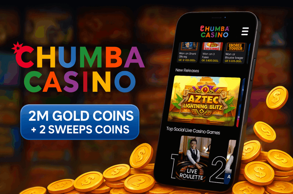 Chumba Casino Bonus and New Player Promo Code