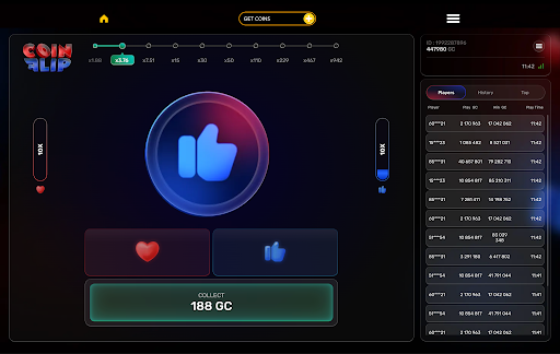Crown Coins Coin flip game