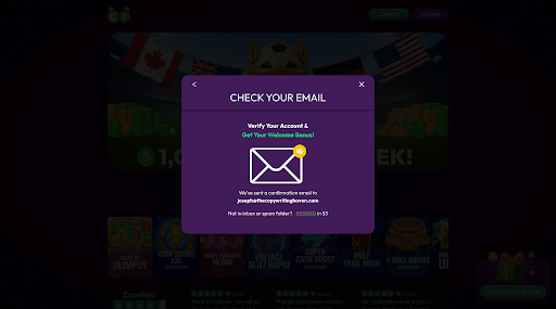 Crown Coins email verification