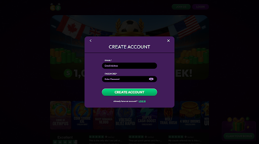 Crown Coins sign up