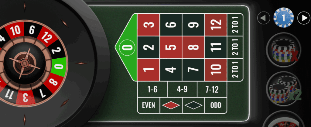 Moozi Casino table games