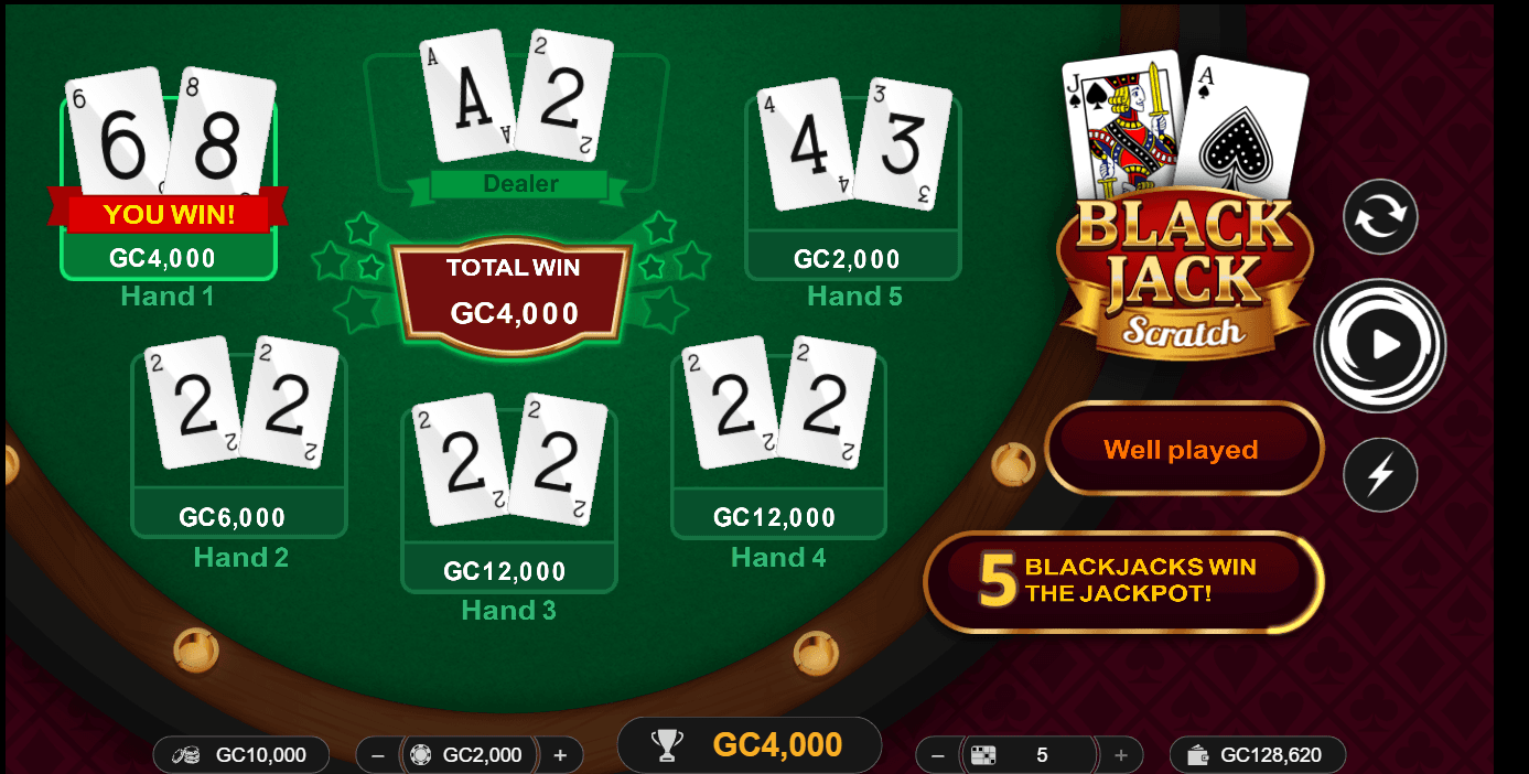 Blackjack Scratch