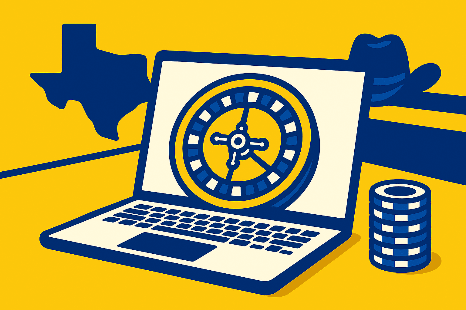 AI image of texas sweeps casinos