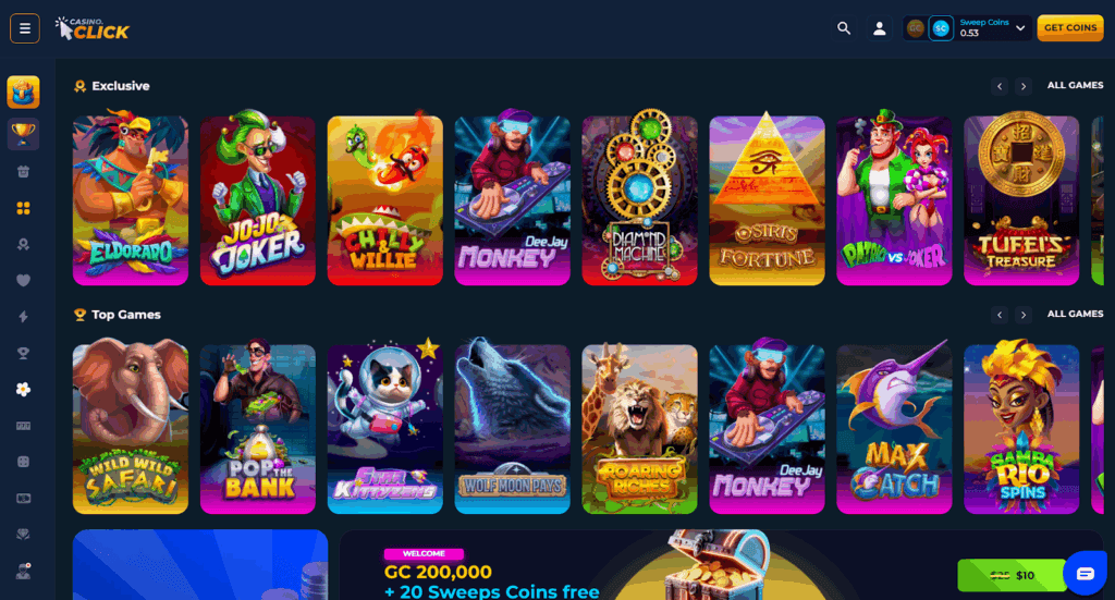 Casino.click games