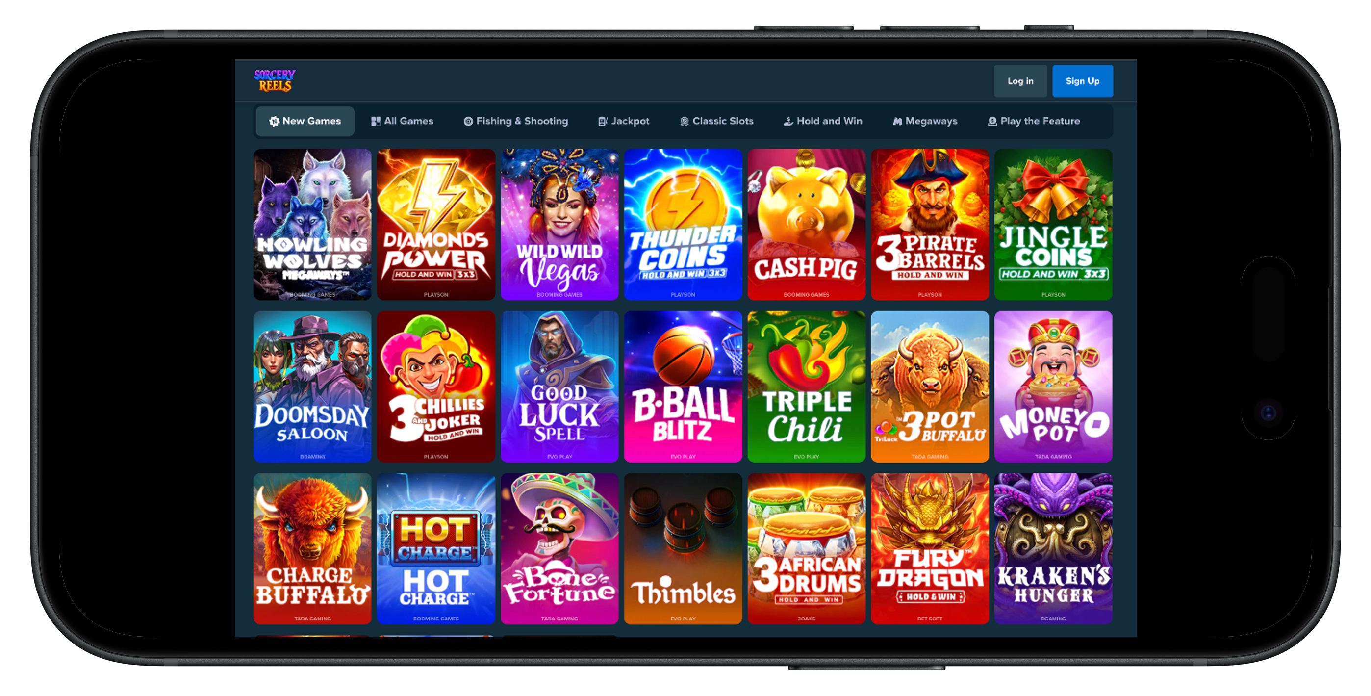 Sorcery Reels new games-landscape