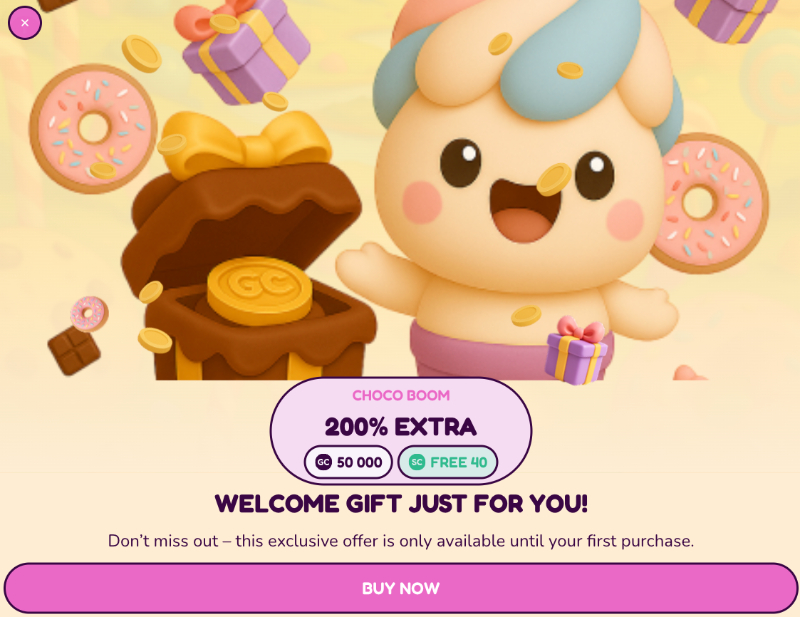 Sweet Sweeps first purchase