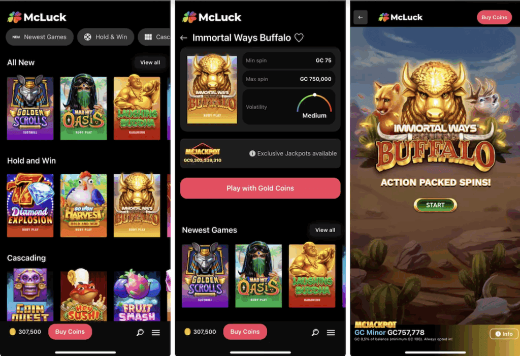 McLuck Sweepstakes Casino App