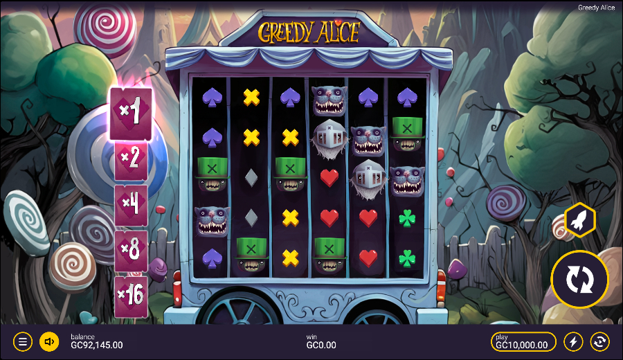Greedy Alice slot