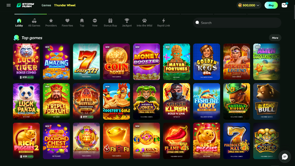 StormRush games Nov. 6