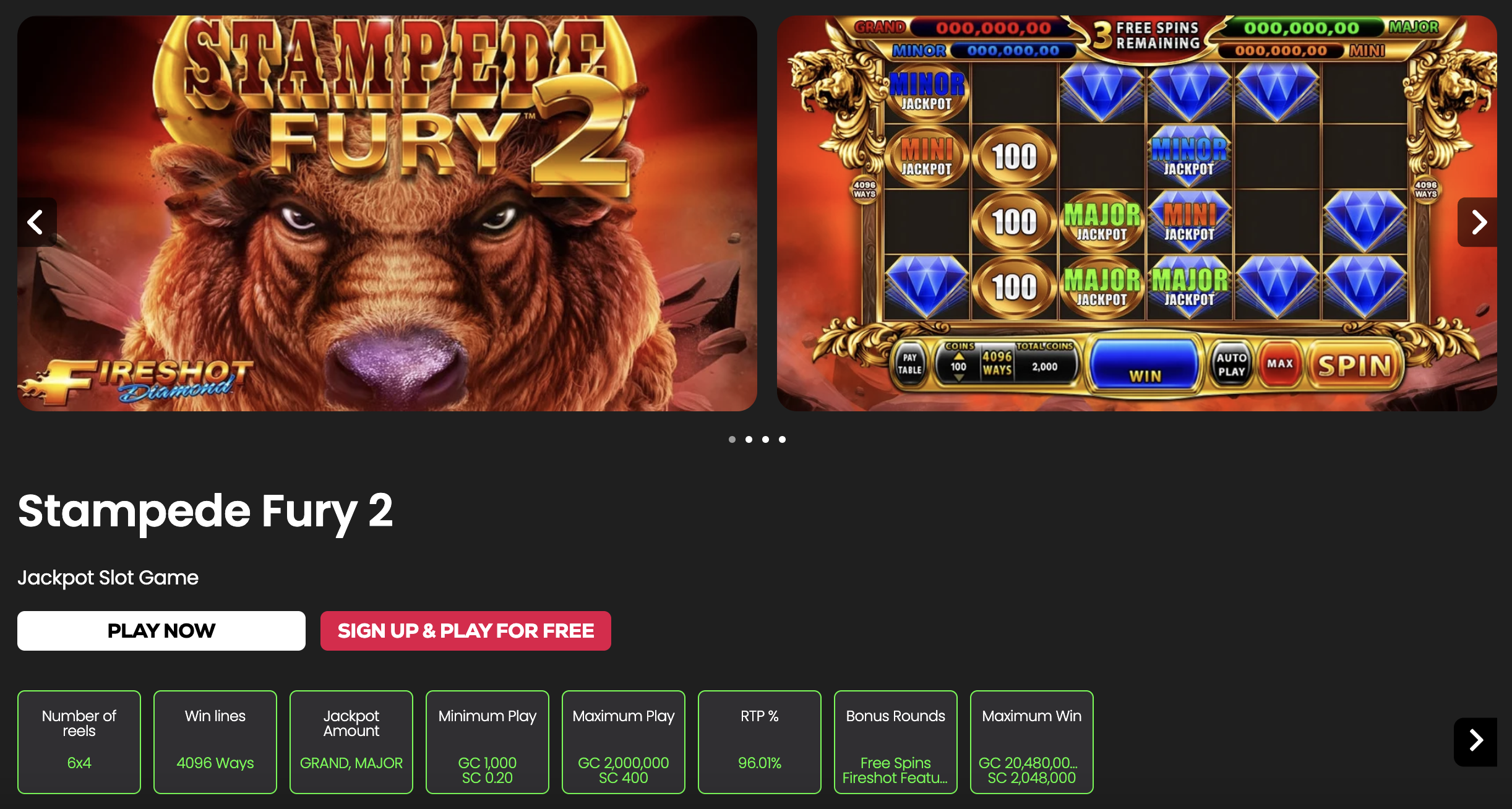 Stampede Fury 2 at Chumba