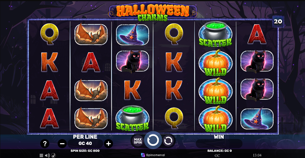 Halloween Charms slot game
