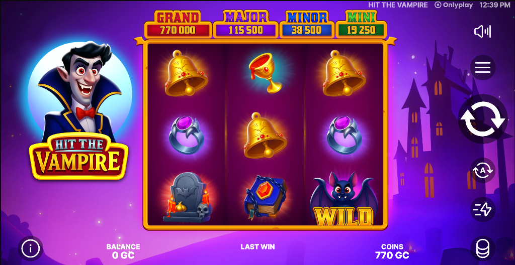 Hit The Vampire slot game
