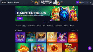 Legendz Casino home Oct. 30