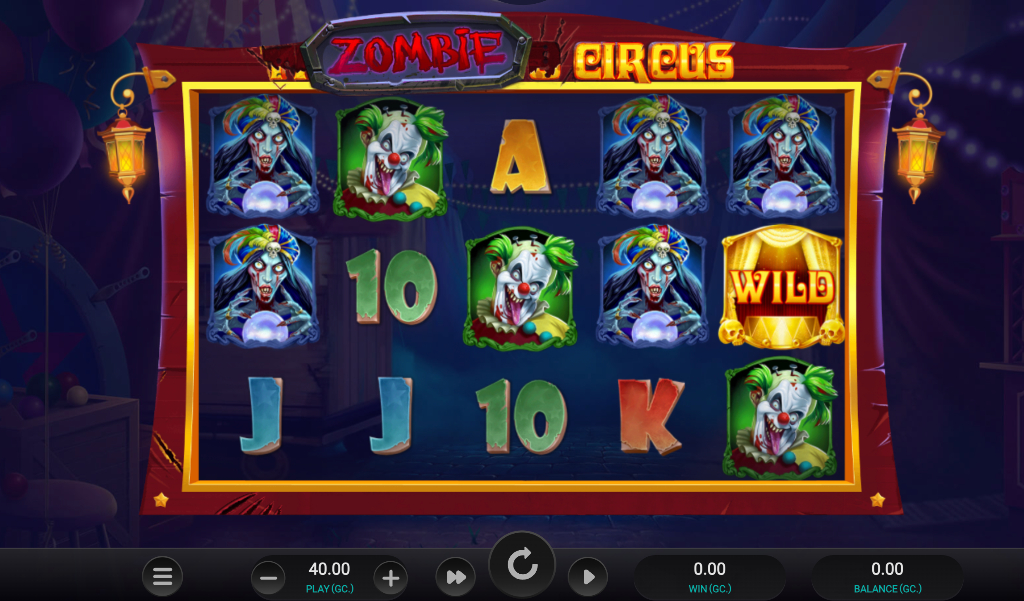 Zombie Circus slot game