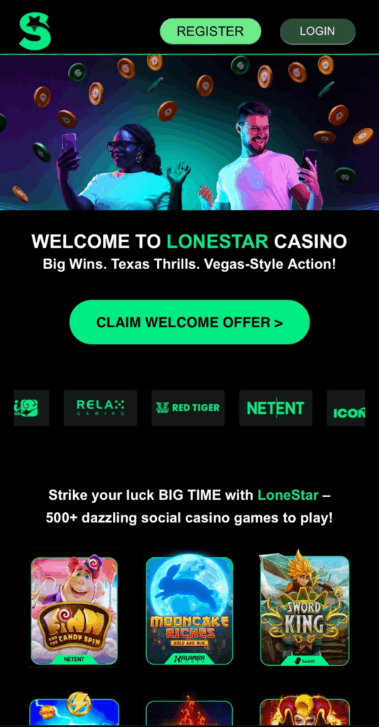 Lonestar Casino mobile