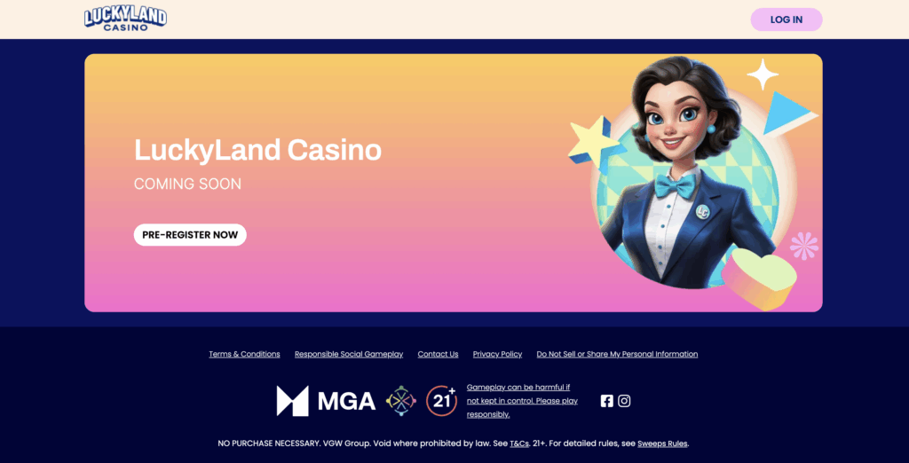 Luckyland Casino Pre-Launch