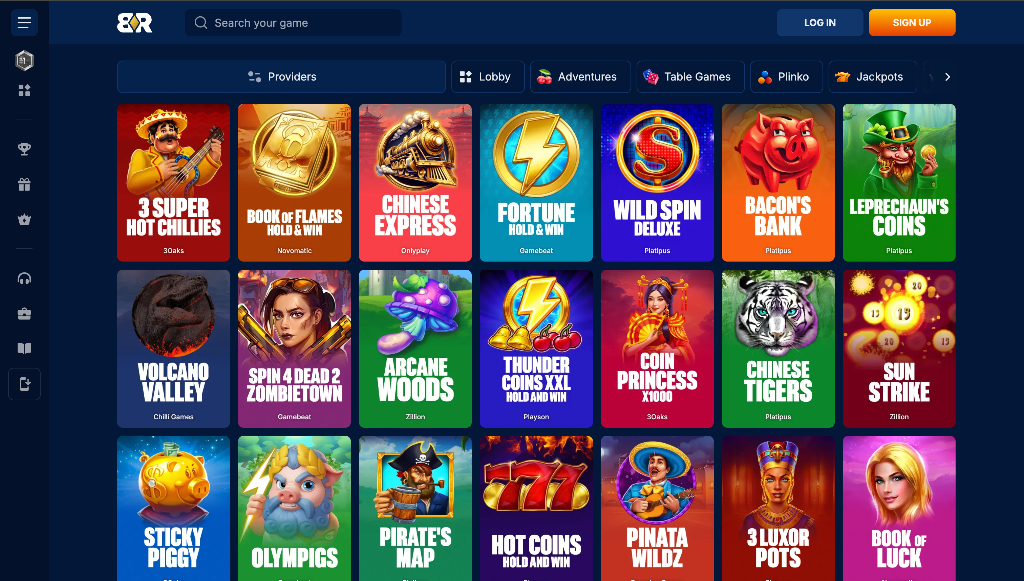 Bankrolla Casino games