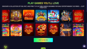 SweepNext Casino games