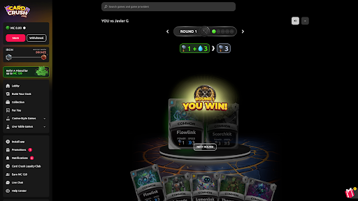 Card Crush daily card battle