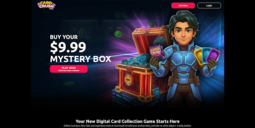 Card Crush landing page