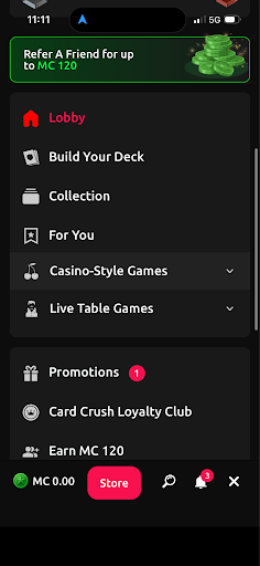 Card Crush mobile view 3
