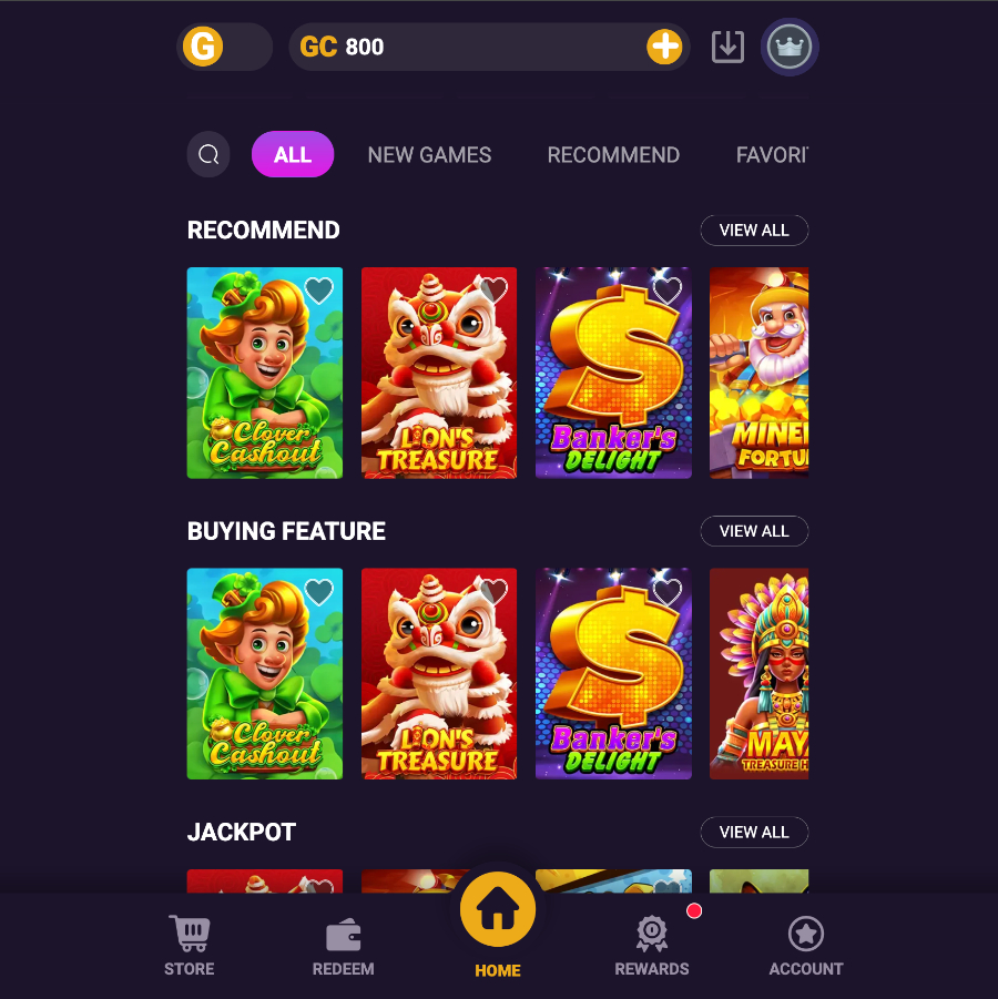 Go Go Gold Casino games