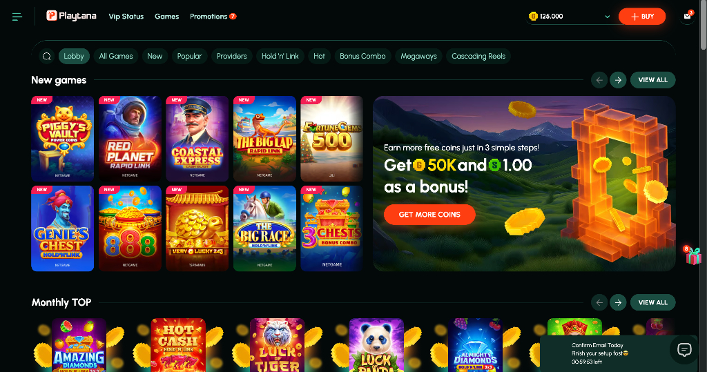 Playtana Casino games