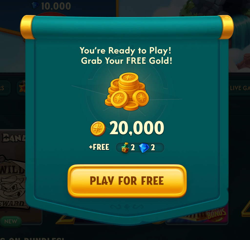 Big Pirate Casino welcome bonus