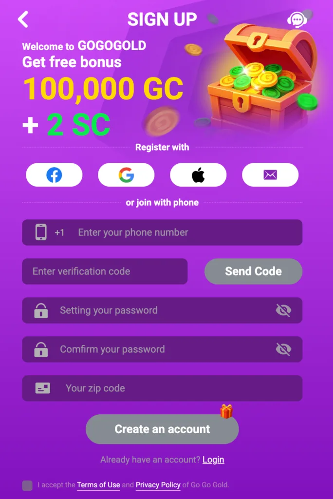 Gogo gold slots casino