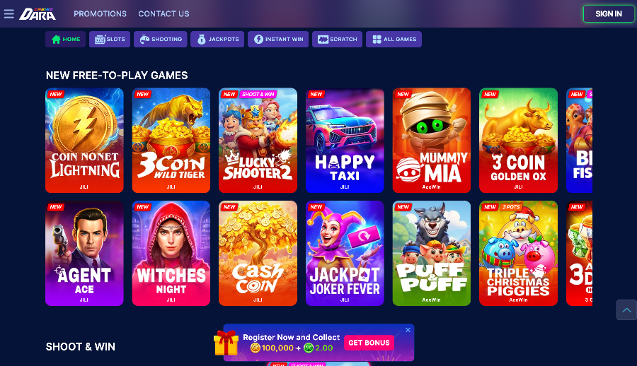 Dara Casino games