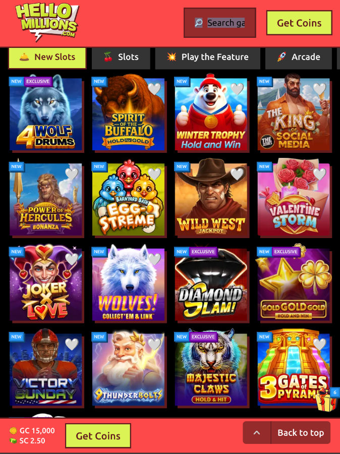 Hello Millions new slots
