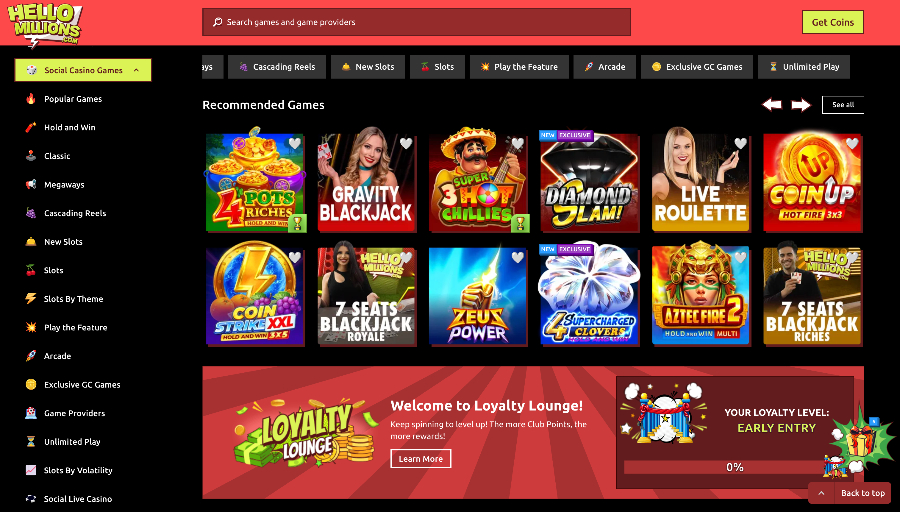 Hello Millions recommended games