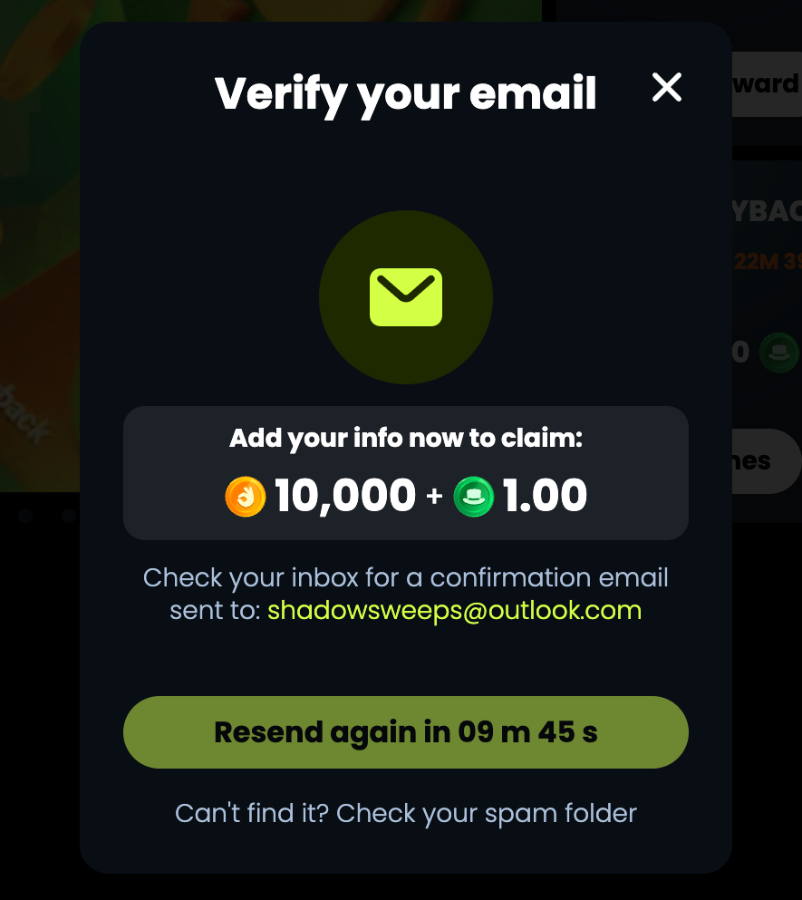 Mr Goodwin verify email