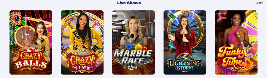 RealPrize game shows