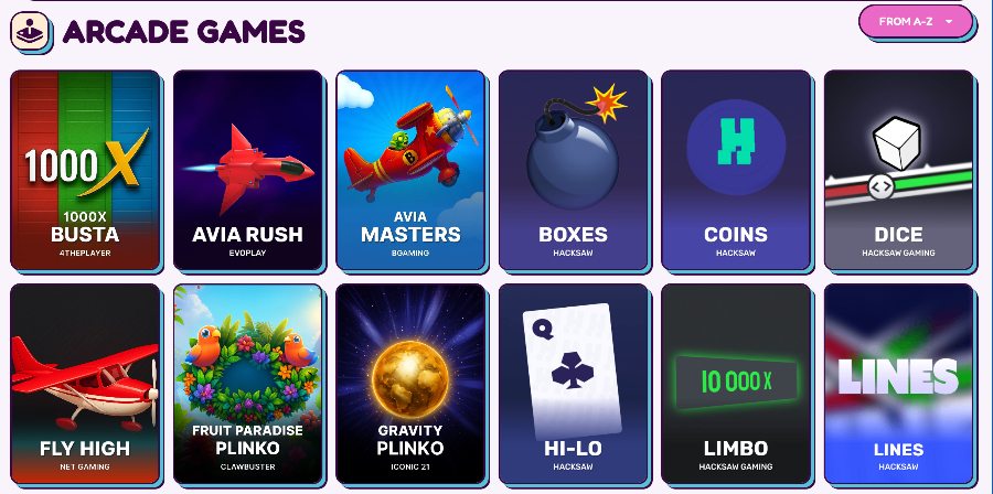 Sweet Sweeps arcade games