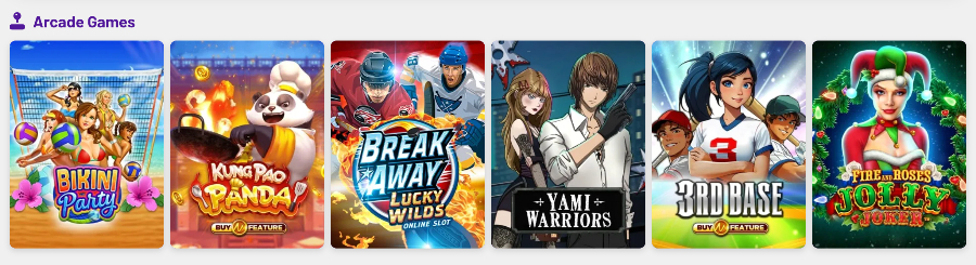 Wandando Casino arcade games