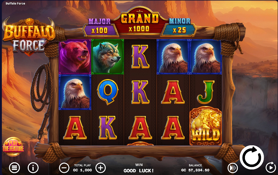 Buffalo Force slot