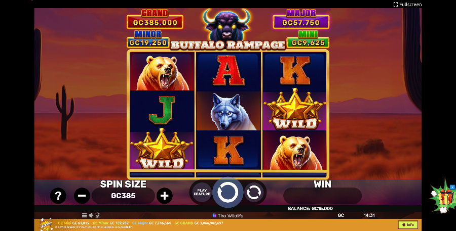 Buffalo Rampage slot