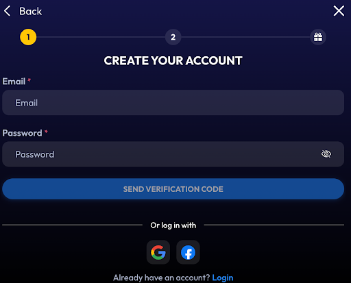 Jackpot Daily sign up form
