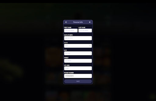 Zumo profile form