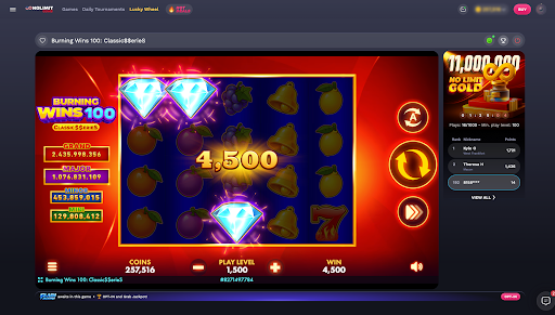 Burning Wins 100