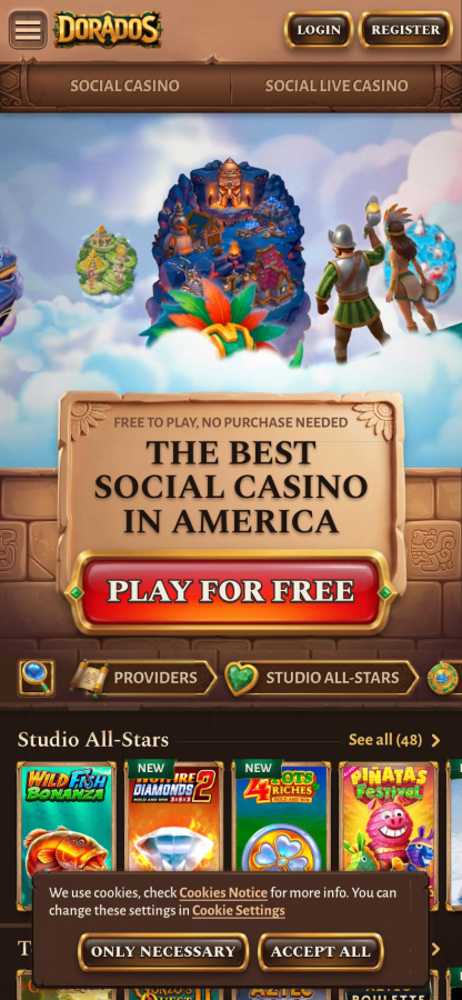 Dorados app view